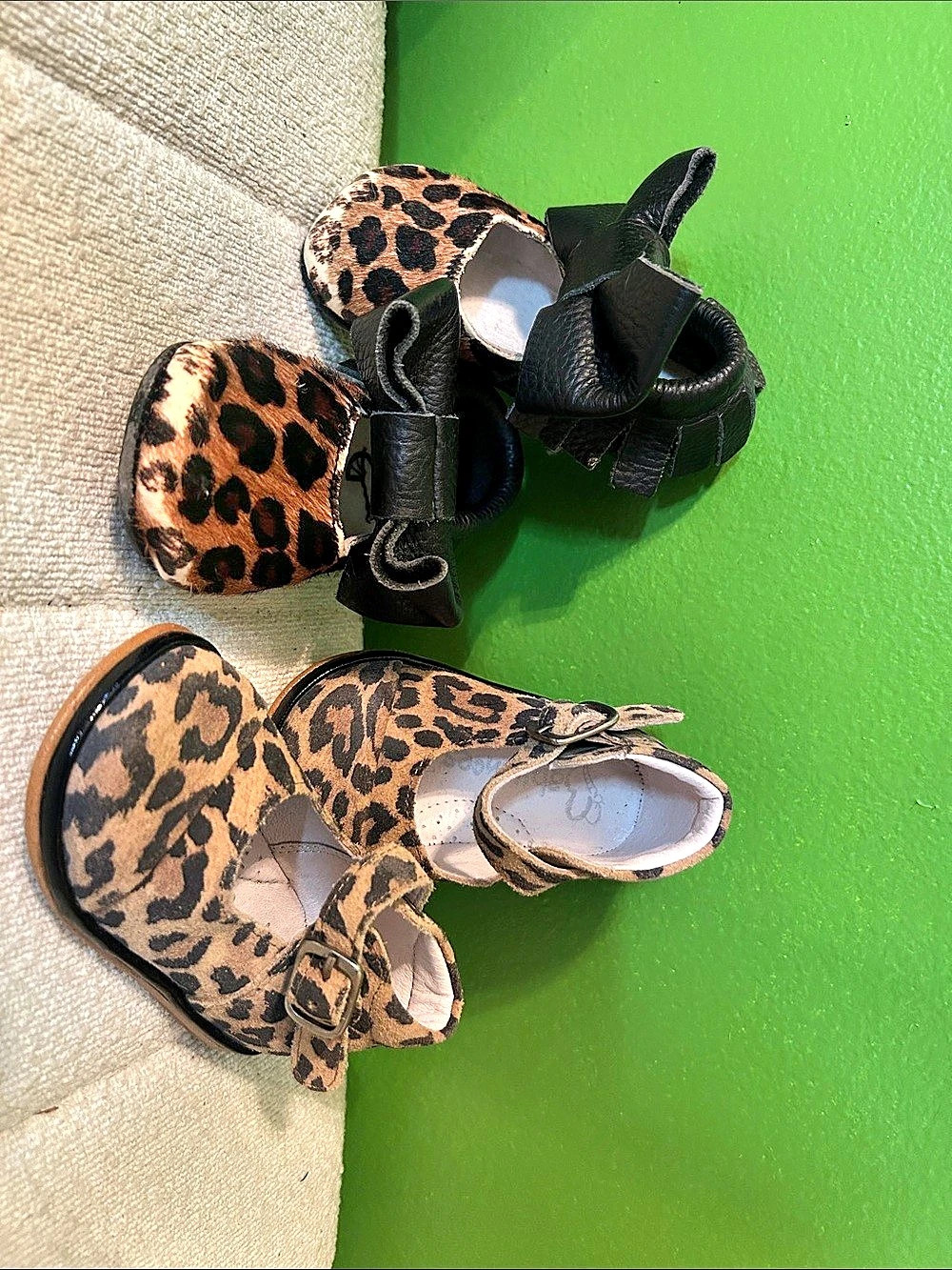 Baby Girl Leopard Print Shoe Bundle | Nitati & Franzel | 2 Pairs